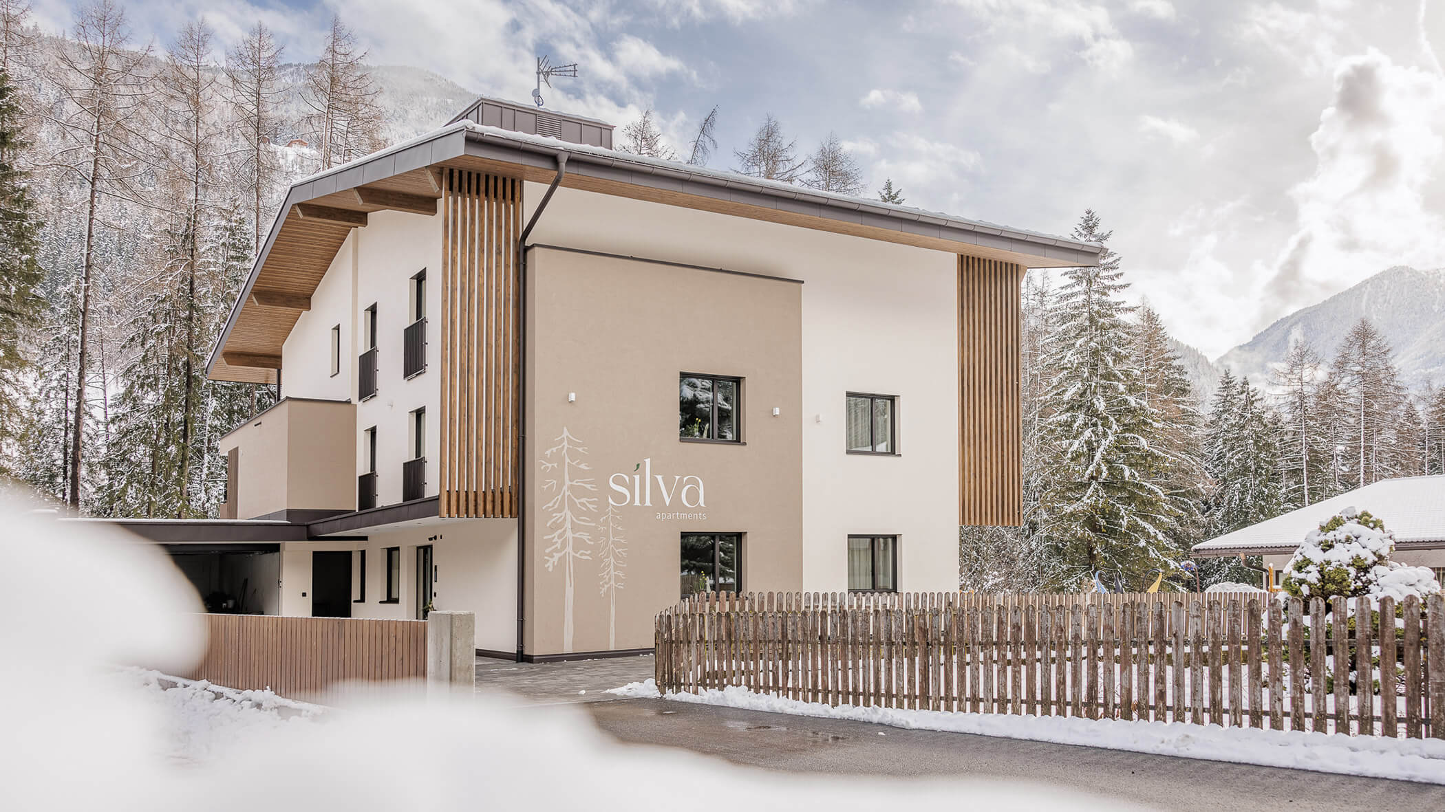Apartments Silvia in Wintertime